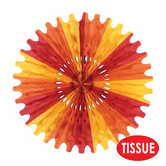 Beistle 25" Tissue Fans, 2ct.